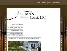 Tablet Screenshot of brownlawllc.com